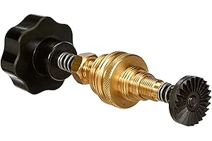 BINOA Haas - Set frese professionali per sedili a valvola da 3/8", 1/2", 3/4" e 1", colore: Nero/Ottone