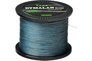DYMALAN Braided Fishing line 4 Strands 6lb-80lb PE Super Line - Abrasion Resistance Fishing Line - Zero Stretch - Thinner Diameter for Saltwater & Fresh Water