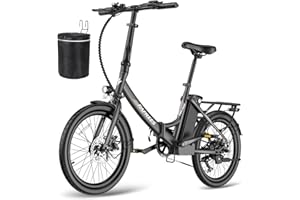‎FAFREES Fafrees E-Bike Klapprad 20 Zoll, Elektrofahrrad Ebike Herren 36V 16.75Ah Akku, E-Fahrrad Damen 250W, Pedelec 25km/h, Reichweite bis zu 130 km, F20 Light