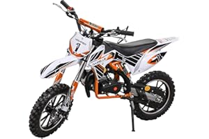 ‎ACTIONBIKES MOTORS Actionbikes Motors Kinder Crossbike Gazelle | 2-Takt 49 ccm Motor bis 𝟑𝟓 km/h - Motorrad - Pocket Bike - Dirt Bike - Motocross - Pocketbike - Motorsport - Dirtbike - Enduro ab 6 Jahren (Orange)