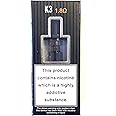 Aspire K3 tank Black with Nautilus coils for Aspire K3 Kit and other mods with 510 connection in SmartGek Package, no Nicotine, Black