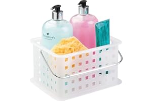 InterDesign Storage Organizer Basket, for Bathroom, Health and Beauty Products - Small, Frost