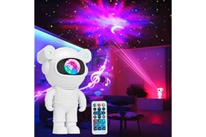 UHOMFUN Astronaut Galaxy Projector, Star Projector for Bedroom, Space Projector Night Light with Timer and Remote,Starry Sky Lamp Kids Adults Room Decor Aesthetic,Nebula Gifts for Christmas, Birthdays