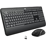 Logitech MK540 Advanced Bezprzewodowy Zestaw Klawiatura i Mysz dla systemu Windows, odbiornik USB Unifying 2,4 GHz, klawisze 