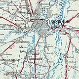 Image de Pack 2 cartes hier/aujourd'hui Strasbourg - Mulhouse Michelin