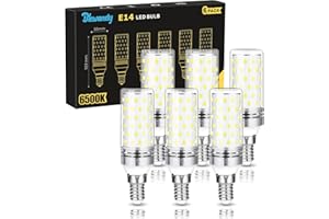 BLEWANDY Bombilla LED E14 12W, Equivalente a Lámpara Halógena de 100W, Luz Blanca Fría 6500K, 1200Lm LED Maíz Bombillas, 360° Ángulo de Haz, No Regulable Paquete de 6