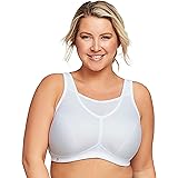 Glamorise Women's No-Bounce Plain Full Figure Camisole Wirefree Sports Bra Sports Bra