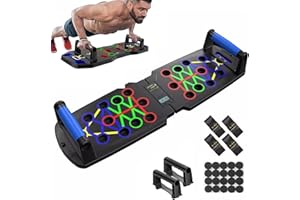 FumyFumy Liegestützgriffe Liegestütze Brett, Push Up Board Liegestützbrett Fitnessgeräte für Zuhause Calisthenics Equipment, Fitness Zubehör Sportgeräte Liegestützgriffe mit Zählfunktion