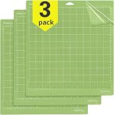 OSDUE Grip Cutting Mat, 3 Pieces 12" x 12" Lightweight Grip Mat, Standard Mats, Multicolor Non-Slip Durable, Flexible, for Se
