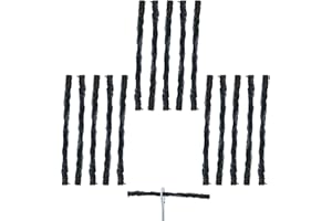 IBRIQO® 15 Mechas de Recambio 1,5 x 50 MM para Kit Herramienta Reparación Pinchazos MTB | Recambio Mechas MTB | Mechas Reparación Tubeless MTB y Road | Recambios Antipinchazos Bicicleta