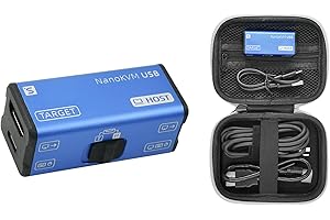 WAYPONDEV Sipeed NanoKVM-USB Operations Maintenance Server Tool Kit, Collaboration Multi-Device KVM USB 4K pour serveur SBC, commutateur USB A 1080P, capture vidéo 4K HD-MI IN/Loop Out (USB KVM Kit2)