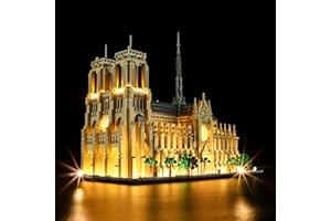 LIGHTAILING Juego de Luces para Lego-21061 Notre Dame de París - Kit de iluminación LED Compatible con el Modelo de Bloques de construcción Lego - Modelo No Incluido