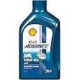 Shell Advance AX7 4T 10W-40 API SM Synthetic Technology Motorbike Engine Oil (900 ml), 0.9L