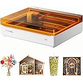 xTool M2 Laser Engraver 10W, Diode Laser Cutting and Engraving Machine, Class 1 Closed Design with Smart Dual Camera for Wood