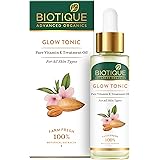 Biotique Advanced Organics Glow Tonic Pure Vitamin E Treatment Oil, 30ml