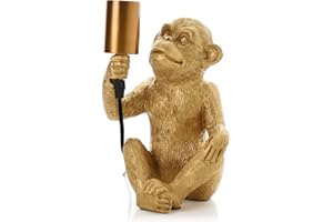 WIDDOP AND CO Hestia Monkey with Bulb Light 25cm
