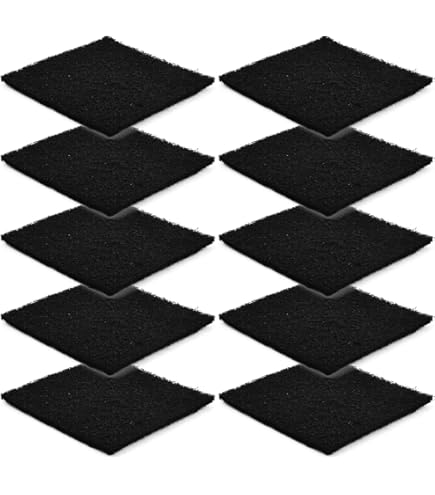 10x Aktivkohlefilter Für Komposter - Geruchsneutralisierung 11,5x10,5 Cm