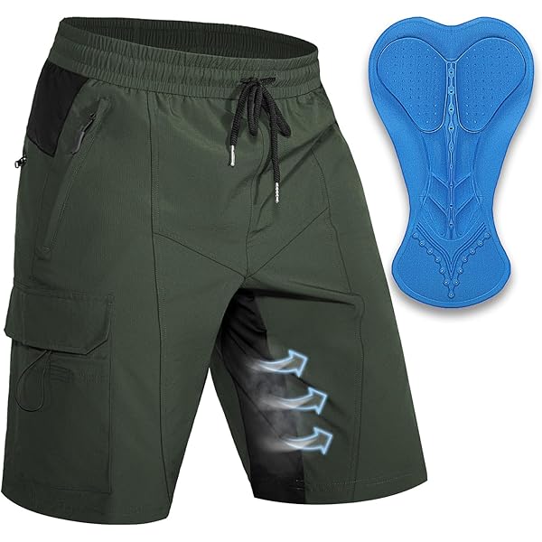 Santic Barry Fietsbroek voor heren, winter, lange fietsbroek met kussen