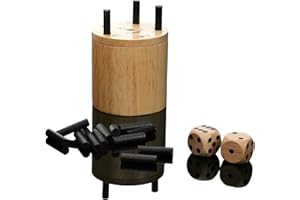 BestSaller 3030 Bestsaller Super Six - Gioco da viaggio, 5 x 5 cm, natura, Ø 5 cm