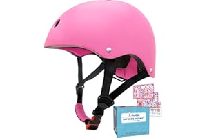 Simply Kids Casco Bicicleta Niño con Pegatinas DIY I Casco Bici Certificado CPSC y CE con Adjustador para Patinete Skateboard Skate Bicicleta Scooter Moto I Casco Niño 2 años Niña Bebe