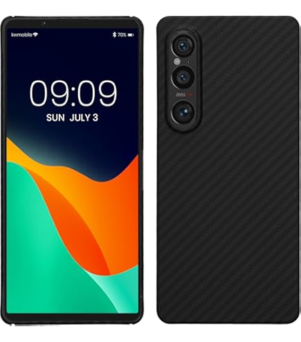 Custodia per Xperia 1 VI Cover Texture Pelle Support Wireless