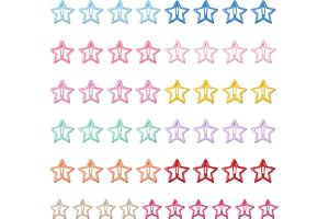 50 stjärnformade hårspännen Kawaii-hårspännen Y2K hårspännen metall stjärnformade hårsmycken för kvinnor och flickor (flera f