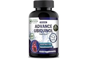 LIVEWELL NUTRITION LIMITED Ubiquinol Vegetarian (120 Softgels) High Potency 100mg – Kaneka Ubiquinol QH® Pure Encapsulation Naturally Fermented Reduced Form of Co Q10 Easy to Swallow