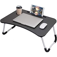 Generic LTT-0022 Multipurpose Laptop Table with Dock Stand & Non-Slip Legs Foldable and Portable Lapdesk for Study & Bed…