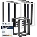 Likapop Tischbeine Metall Schwarz - Y-Form Gestell 40cm Für Couchtisch & Möbel