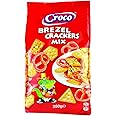 Croco Brezel Mix Crackers 250G | Bagel chips| Pretzels | Snacks | Premium Baked crackers | Imported snacks (Brezel Mix Crackers 250G)