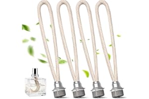 QINYOULHAUSE Mechas de Repuesto para Lámpara Aromática – Mechas Catalíticas universales de 18 mm compatibles con Varios difusores de Fragancia duraderas Accesorio para aromaterapia (Plata) (18mm*4PC)