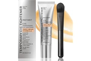 GUOUURR Instant Eye Bag Tightener with a brush - Instant Eye Tightening Cream with Face Tightener Cream Effect, Gentle Nourishing Moisturizing for Hydration & Firmness