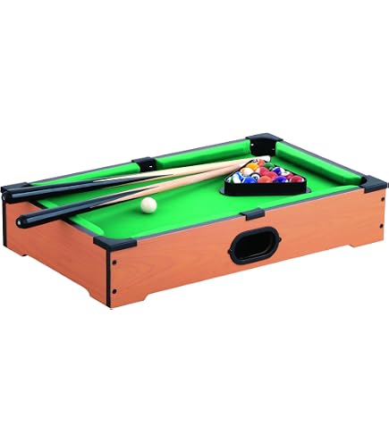 Mini Billard de Table 50cm Real Billiards - Jeu Complet avec Accessoires