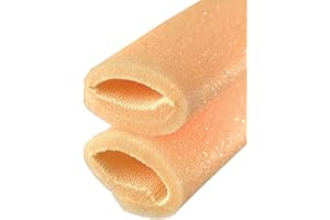 BODY AND BASE CHIROPODY TOE FOAM / TUBULAR FOAM / CORN AND BUNION PROTECTORS 1 x 25CM LENGTH WITH OVERLAP SIZE CX 21MM
