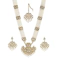 ZAVERI PEARLS Wedding Pearl Jewellery Set For Women (Golden) (ZPFK9802)