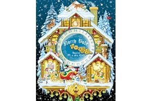 VERMONT CHRISTMAS COMPANY Christmas Cuckoo Clock Advent Calendar with Spinner