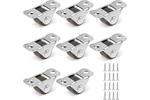 HARIENDNY 8 Pack Mini Caster Wheels for Furniture 0.5 Inch Little Rubber Rolling Wheels with Steel Top Plate Metal Fixed Plate Rubber Low Profile Caster Wheel for Small Appliances DIY Project