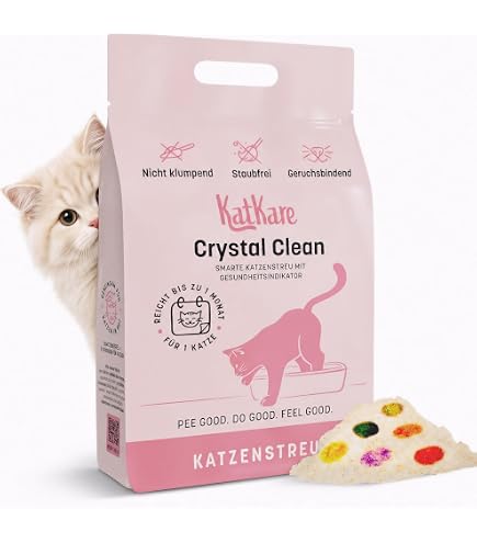 Mr. Pretzel Katzenstreu Staubfrei Silikonbasis Silicone Cat Litter 3,8l  speziell fr Allergiker : Amazon.de: Haustier