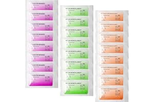 GOMETY 24 pezzi di materiale per suture con aghi da esercitazione – Set di materiale per suture chirurgiche, ricarica di ago e filo, kit per sutura delle ferite, ideale per esercitazioni pratiche