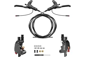 DYISLAND LD-210S Kit de Freins à disques hydrauliques，2-PIN/Kit de Freins hydrauliques pour Scooter électrique/E-Scooter