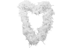 I LOVE FANCY DRESS White Feather Boa Accessory - 67"/170cm Long 60g Feather Boa - Hen Party Stag Do Fancy Dress Costume Accessory