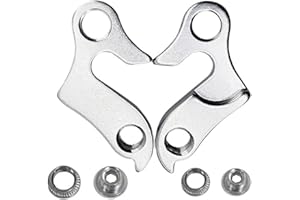 CYLOCRYA Mech de Cambio Trasero 2 Pieza Patilla de Cambio de Bicicleta,de Bicicleta en Aleación de Aluminio, Adaptador de Cambio de Desviador de Cola, Compatible con la Mayoría de Tipos de Bicicletas