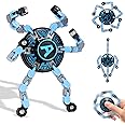 Transmable Fidget Spinner Fingertip Spin Top Toy for Superhero, Funny DIY Finger Spinner Creative Twisted and Deformed Doll Robot Fingertip Mechanical Gyro Boys Girls Kids Adults Sensory Toys All Ages