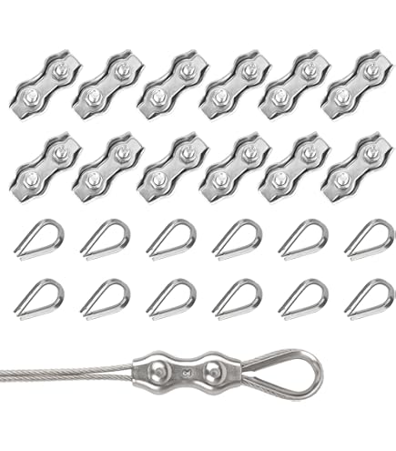 Lot De 20 Colliers De Serrage U En Acier Inoxydable 304 - M5, 5mm, Pour Câbles, Fixation - 5