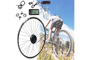 DOZPAL Kit de conversión de Bicicleta eléctrica 36V 250W/350W/500W Rueda Trasera Kit de conversión de Bicicleta eléctrica Motor de Cubo de Engranajes sin escobillas,36V350W-29inch