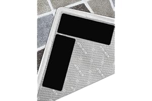 TOYPOPOR 16 Pack Rug Grippers 5'' x 2'', Non Slip Rectangle Rug Pads for Rugs Carpet Runners, On Hardwood Floors Wood Floors and Tiles, Keep Your Rug in Place, Make Corner Flat, Washable and Reusable
