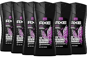 ‎AXE Axe 3-in-1 Duschgel & Shampoo Excite für ganztägige Frische, unwiderstehlichen Duft und eine angenehme Dusche dermatologisch getestet 6x 250 ml