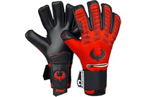 ‎RENEGADE GK Renegade GK Eclipse Profi-Torwarthandschuhe mit Fingerschutz (Größen 7-12, Level 5) 4+3MM EXT Contact Grip | Maximale Griffigkeit, Schutz und Komfort | Torwarthandschuhe Herren, Erwachsene, Jungen