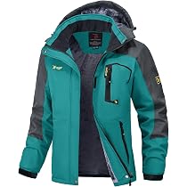 Manteau Hiver Homme EKLENTSON - Veste Polaire Imperméable Coupe-Vent - Ski Randonnée Multi-Poches