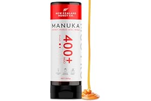 Miel de Manuka MGO 400+ de New Zealand Honey Co. | Actif et brut | Fabriqué en Nouvelle-Zélande | 500g
